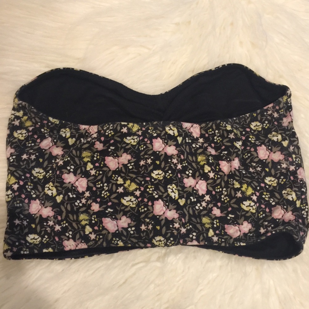 SOLD π Free People BLACK Floral Bralette - Picture 5 of 8